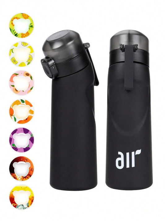 1pc Air Water Bottle With 1pc Random Flavor Pods Portable